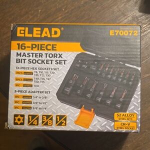 ELEAD 16-Piece Master Torx Bit Socket Set